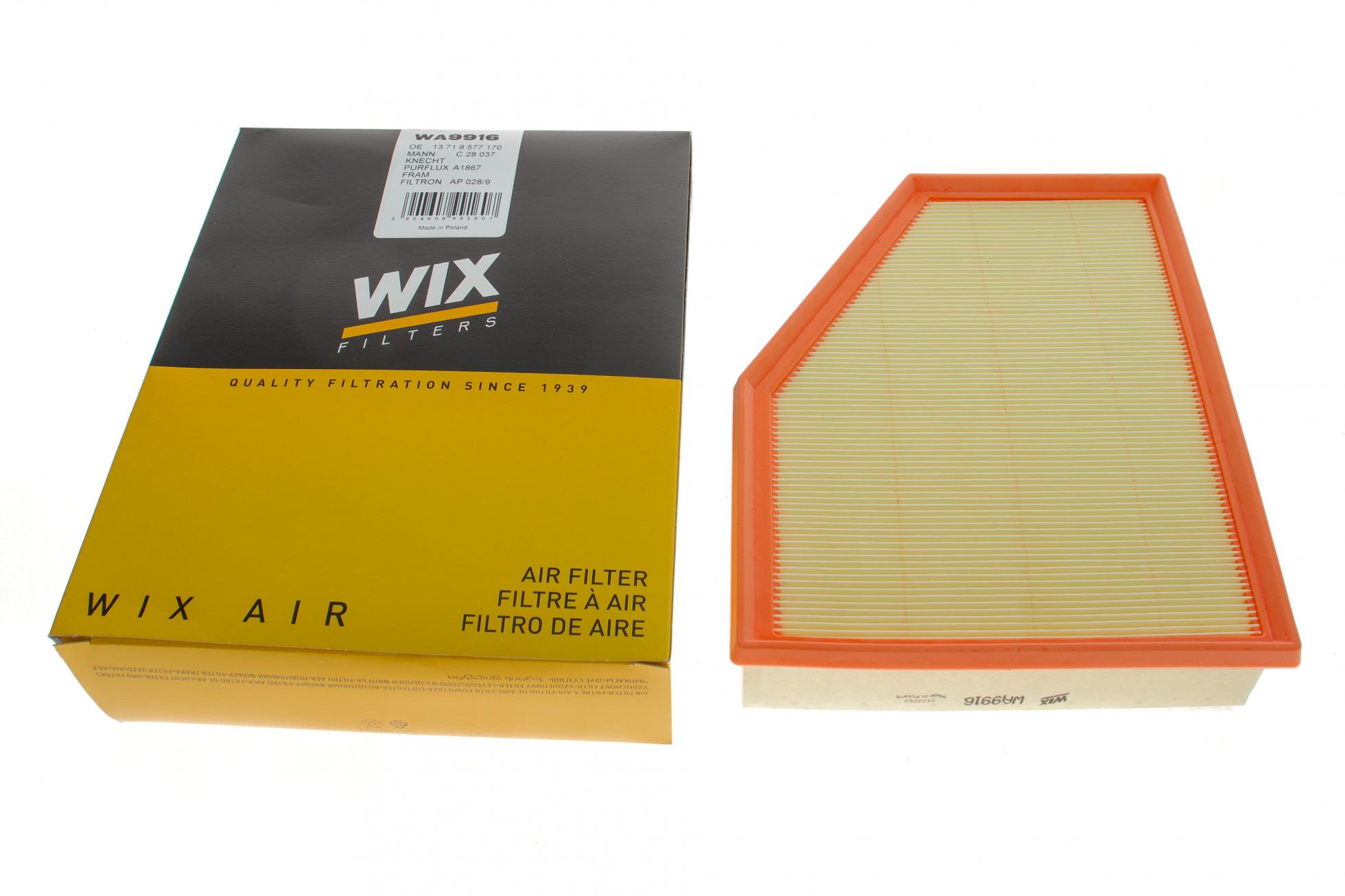WA9916 WIX FILTERS